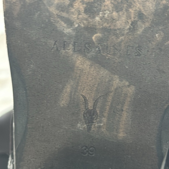 All saints black boots size 39 - Picture 5 of 5